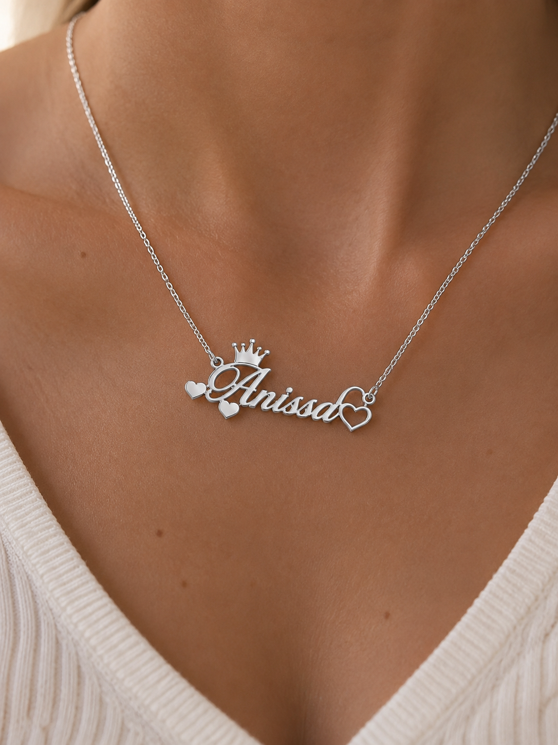 Collier reine de coeur