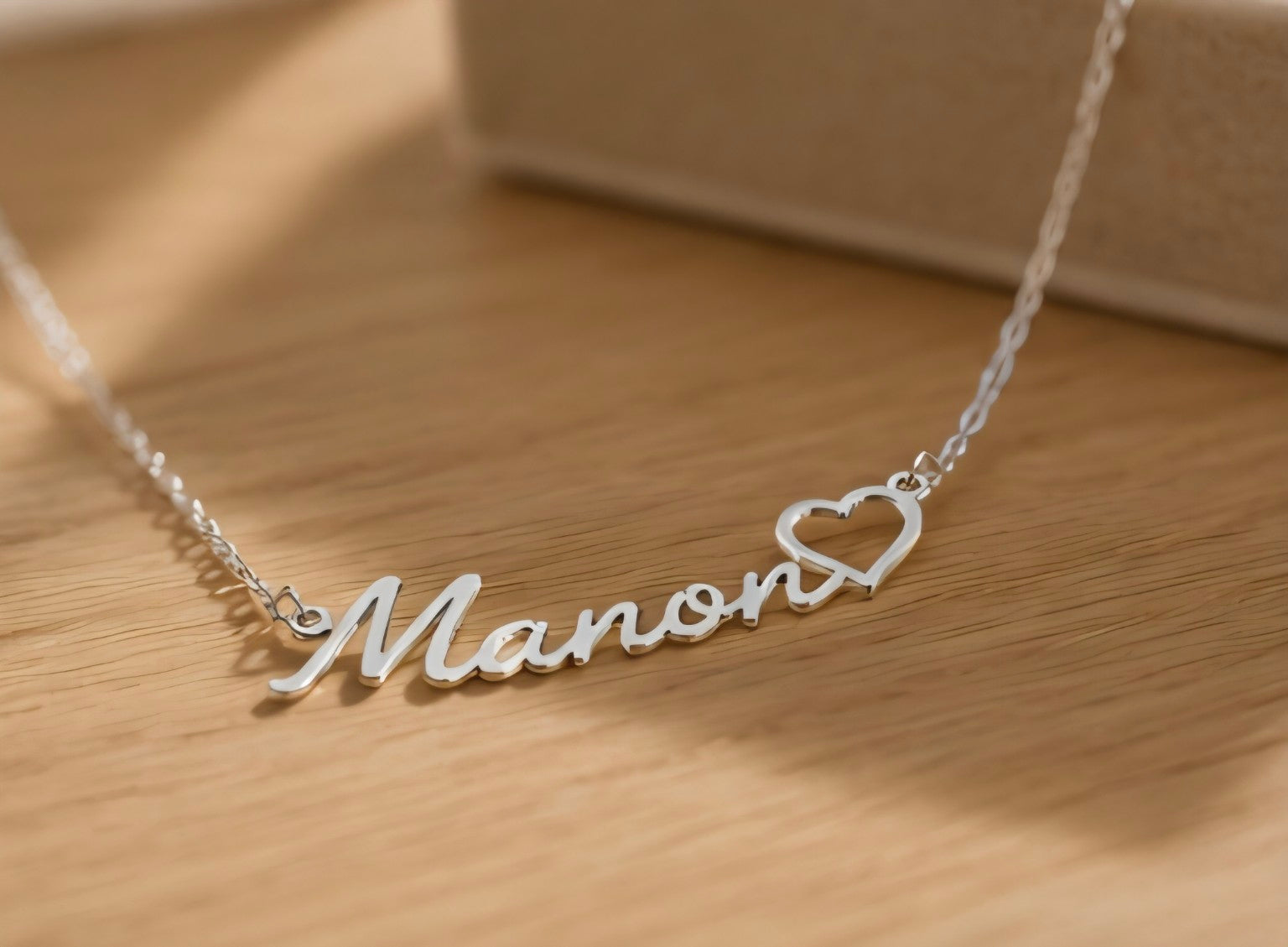 Collier coeur simple