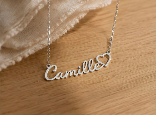 Collier coeur simple