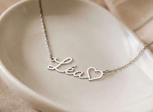 Collier coeur simple