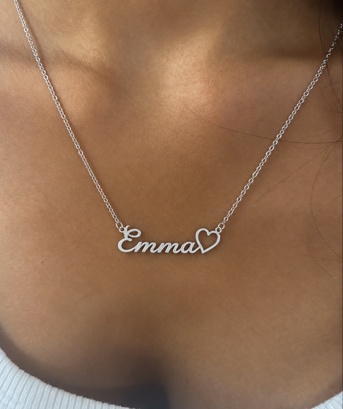 Collier coeur simple